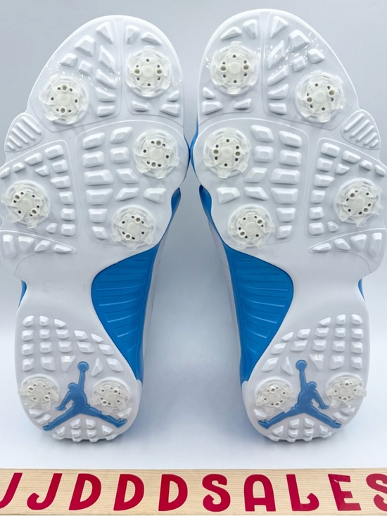 Nike Air Jordan 9 Retro Low G Golf UNC University Blue White FJ5934-101 Men’s - Picture 8 of 12